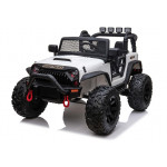 Elektrické autíčko - Jeep JC666 - nelakované - biele